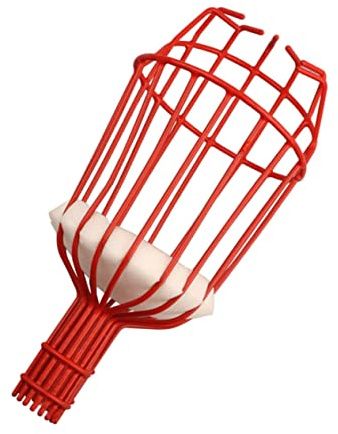 Hemobllo Recogedor de Frutas Telescópico para Manzanas y Melocotones Herramienta Duradera para Jardinería y sin Incluido Fácil Recolección sin Dañar Árboles