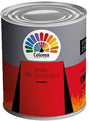 Q.TA'. 6 SMALTO ALTA TEMPERATURA 'COLOREA' Lt. 0,125 Alluminio