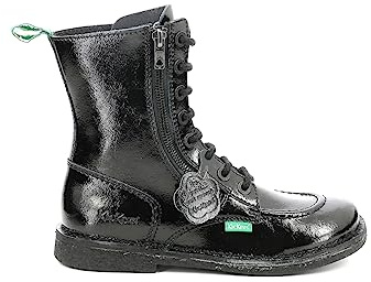Kickers Meetickzip, Bottillons Femme, Noir Vernis, 37