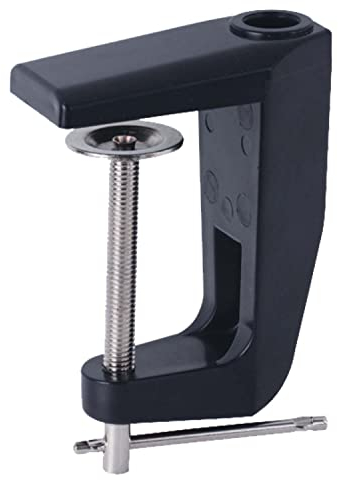 Lumeno 617X Support mural, support de table ou pince de table pour lampe loupe Noir