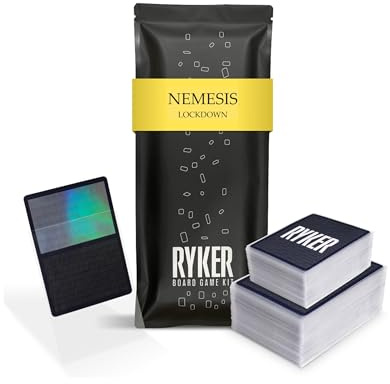 Ryker Kompatibel mit Nemesis: Lockdown Card Sleeve Kit | Brettspiel-Kartenhüllen (transparent)