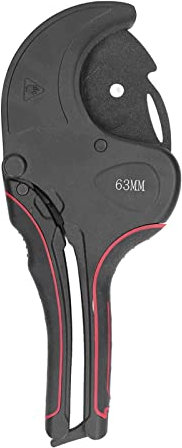 Tagliatubi in PVC, tagliatubi autobloccante a cricchetto Forbici per tubi a lama sostituibile Utensile per il taglio di tubi veloce con una mano per tubo in gomma CPVC PEX(0-63)