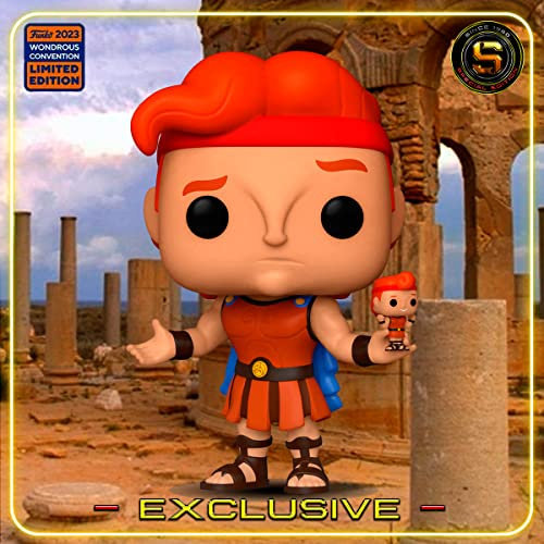 Funko Pop! Disney: Hercules - Hercules with Action Figure (Convention Limited Edition) #1329 Vinyl Figure