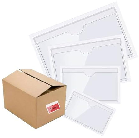 40 Stück Visitenkartentaschen Selbstklebend, Selbstklebende Etikettenbeutel, Transparenter Kreditkartenhalter, Etiketten Kartenhalter für Büro Organisieren und Sortieren(Size:(A4) 31.5 * 22.5CM)