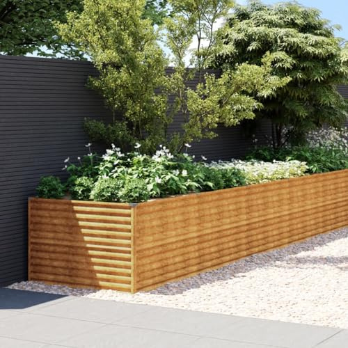 Home outdoor OthersGarden Raised Bed 578x100x69 cm Corten Steel