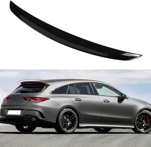 FDCYQW Auto Heckspoiler für Benz X118 CLA 180 200 220 250 CLA35 CLA45 AMG Shooting Brake 2019 2020 2021+, Dachspoiler Heckflügel Kofferraum Lippe Tuning Styling Autozubehör Spoiler Flügel Dekoration
