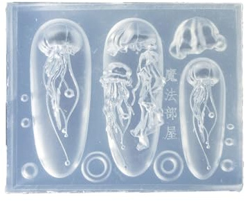 Moules en silicone pour les amateurs de méduses et de compte-gouttes en résine époxy