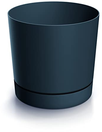 Vaso per fiori diametro 10 cm, altezza 10 cm, coprivaso dal design elegante in plastica durevole, resistente alle intemperie e ai raggi UV, vasi per fiori per un elegante allestimento di giardino e