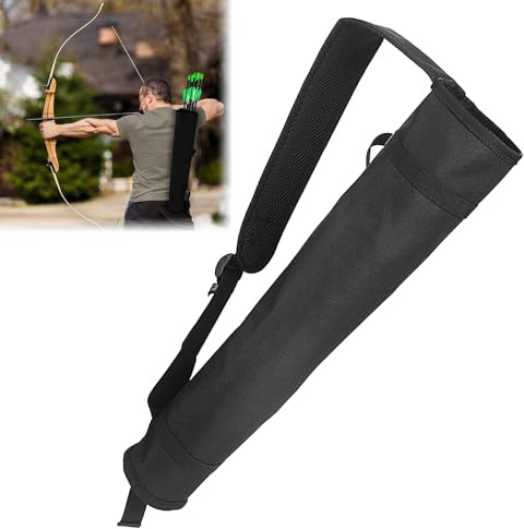 Tokaneit Bogenschießtasche,Tragbare Bogenschießtasche,Köcher mit Großer Kapazität,Outdoor Bogenschießtasche,Zylinderköcher,Multifunktionaler Köcher,Jagdköcher,Verstellbare Bogenschießentasche