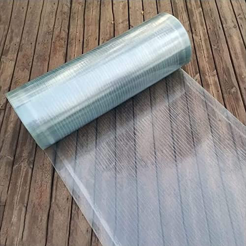 Polycarbonat Dachplatten für Gewächshaus und Frühbeet UV-Schutz gegen Regen und Schnee Verkleidung Panel für Outdoor Überdachung Carport und Schuppen (1x8m)