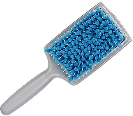 Didiseaon Water Absorbent Hair Comb Fast Drying Detangling Paddle Brush Blue Suitable for Wet Hair Care