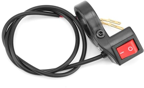 DGHBNP Motociclette interruttori Interruttore Luci Fari Manubrio On/off Equipaggiamento Moto Pulsante ON off Interruttore Luci Moto Accessori per motociclette