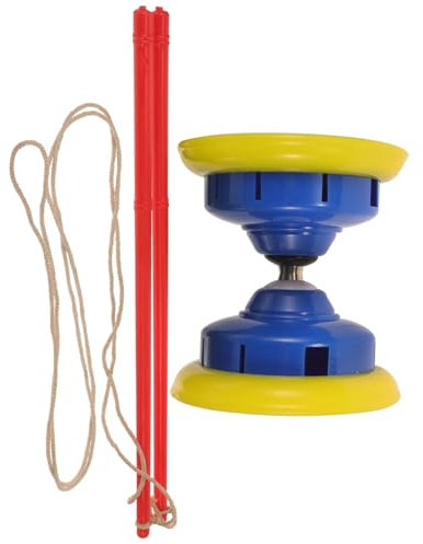 UPKOCH Dreifach Lager Diabolo Jonglier Spielzeug Für Anfänger Bruchsicheres Fitnessspielzeug Für Kinder Und Senioren Traditionelles Chinesisches Unterhaltungsgerät