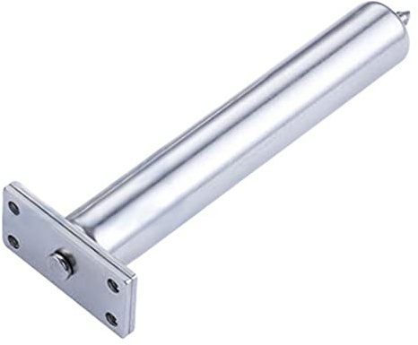 Cierrapuertas automático de cierre suave, resorte tubular oculto para puertas interiores, color negro, silencioso, fácil de instalar, ideal para uso doméstico y de oficina