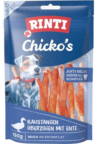 RINTI - Chicko - Varilla para Masticar pequeña | Barra para Masticar Resistente a Las mordeduras con Complejo de Cuidado Dental para Perros pequeños y medianos y Adultos. Aperitivo para Perros sin