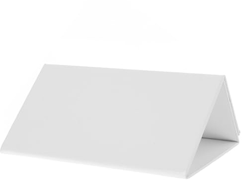 Mobestech Erasable Foldable Tent Card Small Seat Placement Cards for Weddings Office Classroom Table Name Plates