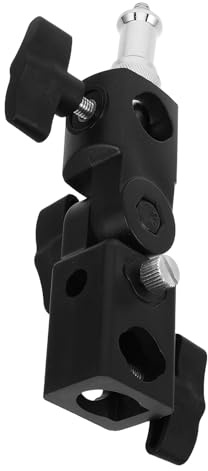 HOLIDYOYO Soporte para Paraguas y Flash para Fotografía, Compatible y Ligero, Abrazadera Versátil de Abs y Metal para Estudio y Sesiones de Fotos