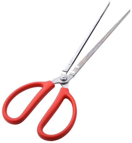 Yardwe Pinza Multiuso per Aragosta in Acciaio Inox Seghettata, Morsetto Antiscivolo per Frutti di Mare e Raccolta Rifiuti, Utensile Resistente per Cucina, Barbecue e attività all’Aperto