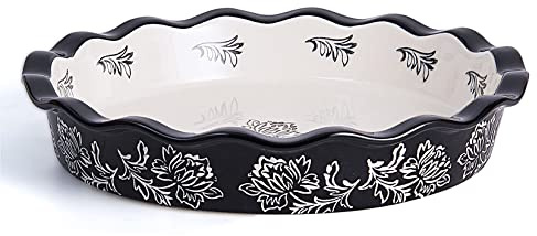 Wisenvoy Ceramic Pie Dish - Deep Dish Pie Plate Non-Stick Pans for Baking