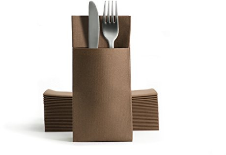 Alvotex Airlaid bestickservetter 39 x 40 cm 50/1 – brun (671)