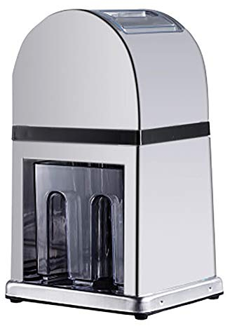 XUMI Picadora de Hielo, Trituradora de Hielo de Acero Inoxidable, Mini Afeitadora de Hielo, Cortador Manual de Cono de Nieve, Máquina para Hacer Batidos, Máquina para Romper Bloques de Hielo