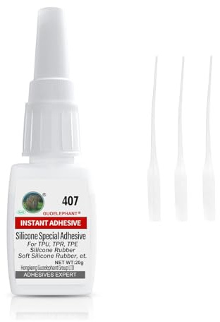 Super Glue for Silicone, Instantly Strong Adhesive for Silicone Rubber, TPU, TPR, TPE, Doll, Silicone Accessories, Kitchen Gadgets, Wearable Tech, and Beauty Essentials