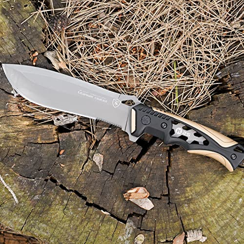 TS Tactical Store Bushcraftmesser TS-K25 SKELETT | Klinge 14cm | Edelstahl | Jagen, Angeln, Survival, Outdoor, Bushcraft K25 32172
