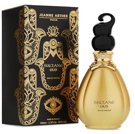 JEANNE ARTHES - Eau de Parfum Femme - Sultane - Floral - Bois de santal & Musc - Fabriqué en France à Grasse - Cadeau femme - 100 ml