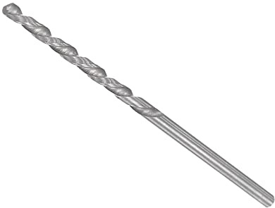 CoCud Solid Carbide Drill Bits, 2mm Diameter, Left Hand YG6X (C3/K10) Tungsten Carbide Straight Shank Twist Drill Bits - (Applications: for Stainless Steel Alloy), 1-Piece