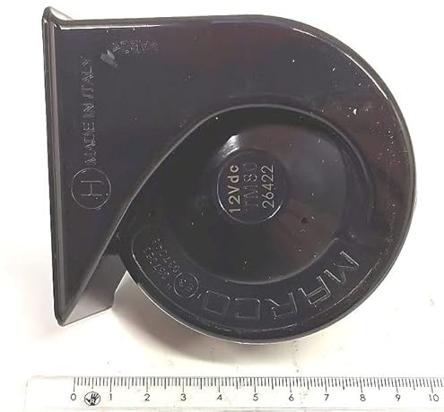 Marco TM80/H Corne bipolaire haute tonalité 12 V pour voitures, motos, chariots élévateurs et véhicules utilitaires