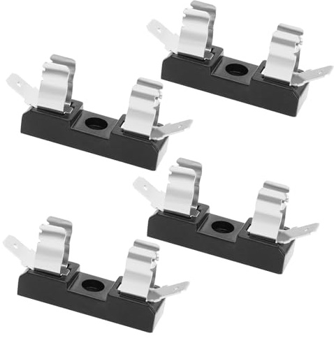 VGOL 4 Stück Auto Soffitten Lampenfassung Auto LED Lampenfassung Clip Auto Sicherungshalter Klemme für 31mm-36mm Glühbirnen Eisenbahn Modellbau Auto Kennzeichen Beleuchtung