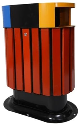 Poubelle Extérieure Cendrier Mülleimer, Verdickter Mülleimer, Sortierter Mülleimer, Langlebig, Leicht Zu Reinigen, 60 L/15,8 Gallonen Ordures Déchets Extérieur