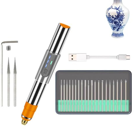 Penna per incisione elettrica, penna per incisione, strumento per incisione, strumento per incisione, strumento rotante in metallo per gioielli e legno