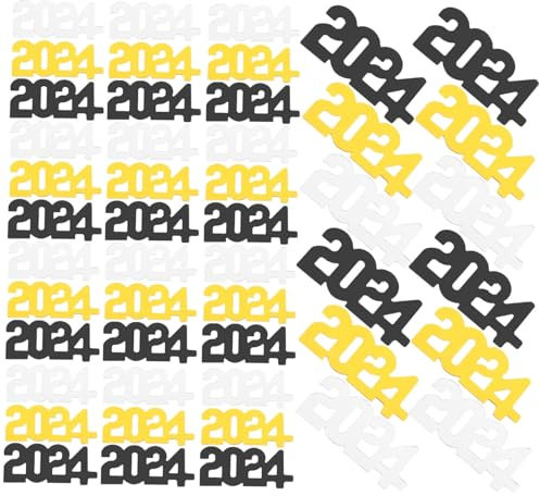 KOMBIUDA 3bolsas Confetti Decorativo De Año De Lentejuelas Coloridas y Celebraciones Para Mesas y