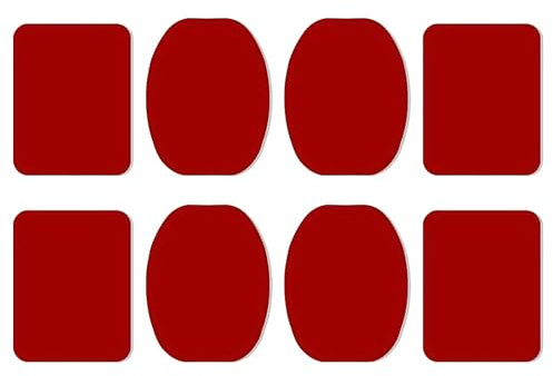 Wpsagek Armaturenbrett-Cam-Klebepads, doppelseitiges Aufkleber-Klebepad - Doppelseitiges Ersatzband für die Armaturenbrett-Nockenmontage,8X Klebepads für Ersatz-Dashboard-Cam für Action-Kamera