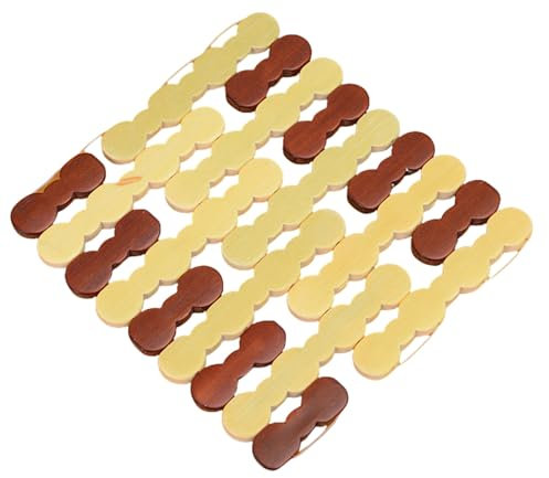 CHENZKBD Bordstabletter anti-skållning matta skål isolering köksbord bambu kruka underlägg 4 st b-4 st