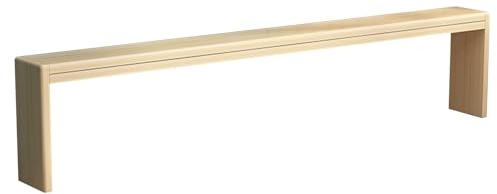 Bank Flur Schmale Massivholz Bettbank Schlafzimmer Robust und Stabil Sitzbank Küche Verdicktes Brett Tiefe 20 cm für Wohnzimmer, Eingang(70.86in/180cm)