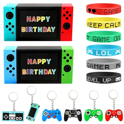 Roaring Good Time remplissage pour sacs de fête jeux vidéo gaming sacs cadeaux bracelets porteclefs remplissage goodie bags