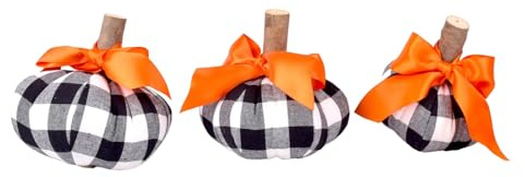 RETUOLWAG Décoration De La Citrouille Harvest 3pcs DÉCORATIONS BURAP AUTUMNALES Chambre des DÉCORS LA Maison des CHAMCE