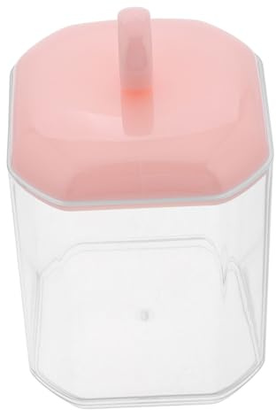 Hemobllo Boîte de Rangement Disques de Maquillage Capacité de Stockage Importante avec Couvercle et Design Élégant pour Bureau et Chambre
