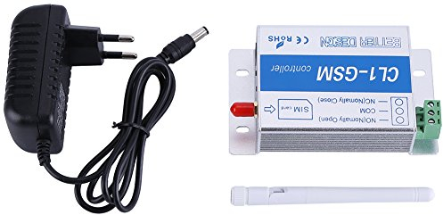 Telecomando Wireless gsm SMS per Smart Home Sicurezza, Interruttore Automatico Apriporta con Comando Remoto Via SMS (EU Plug)