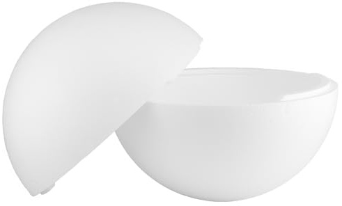 Styropor Kugeln 2-teilig, Polystyrol Kugeln 2-Teilig EPS, Weiss (30 cm, 1 Stück)