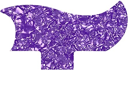 Gitarren-Kratzplatte Gitarrenteile 5-Loch- Schrauben Für SG.Tele- Gitarre Pickguard Scratch Plate Schlagbrett (Color : 4 Ply Purple Pearl)