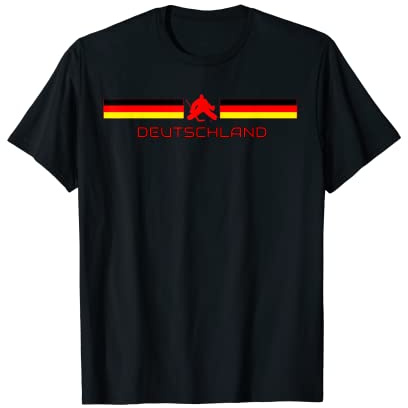 Herren Deutschland Nationalflagge Art Team Deutschland Eishockey T-Shirt