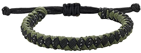 JENDEAR SHINE Paracord Bracelet for Men, Hand Braided Rope Bracelet Waterproof Adjustable, Sailing Surfing Outdoor Hiking