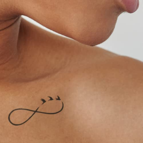 MyJagua Tattoo • Infinity | 1-2 Wochen Tattoo | Auf Pflanzenbasis | Hautverträglich | Wasserfest | Neue Tattoo Technologie | Kein Klebe Tattoo