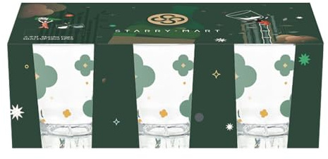 Starry Mart Floral Multi- Purpose Shot Glasses Set for Soju Whiskey Tequila and Liquor 60ml (6 PCS)