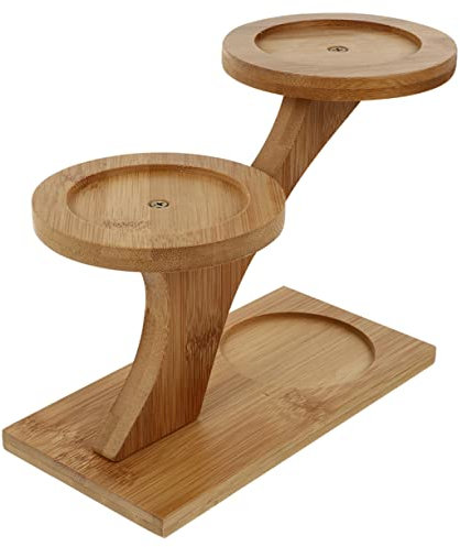 Uonlytech Multi-Couche Petit Support De Fleur Décor De Bureau Mini Plantes Miniture Décoration Porte-Plante De Table Plantes Succulentes Présentoir Porte-Plante en Pot Plante Étagère