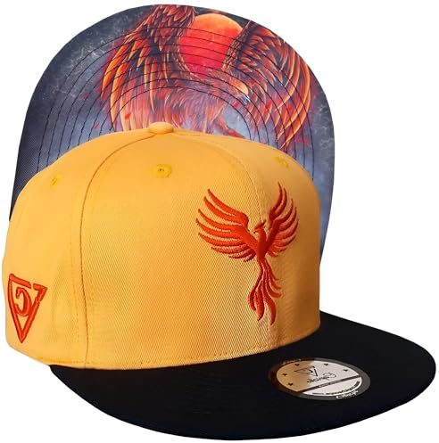 Capiche [99+ VARIATIONEN] Snapback Cap Herren Kappe Baseball Mütze Kunst Unisex Schirm Männer One Size Tattoo Damen