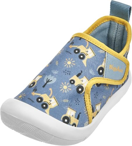Playshoes Unisex barn fritidssko sneakers, marin byggplats, 24 EU